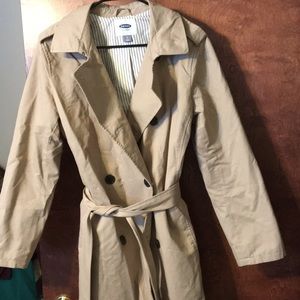 Old Navy- Large- khaki trench coat